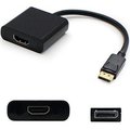 Add-On Addon 5 Pack Of Hp Qx591Av Compatible Displayport Male To Hdmi, PK5 QX591AV-AO-5PK